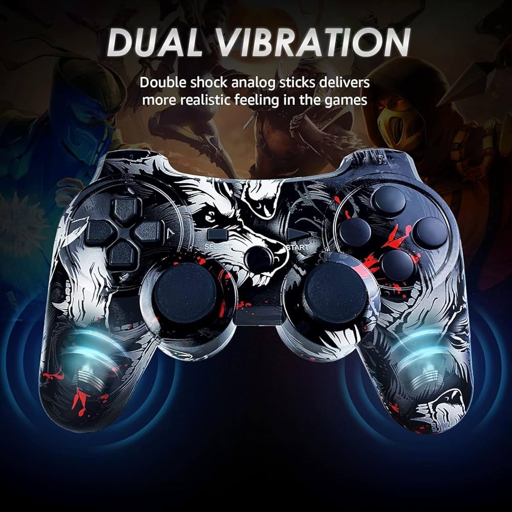 Amazon.com: CHENGDAO Controller for PS3 Controller for